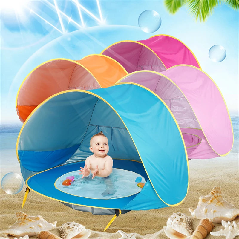 Tenda e piscina para Bebês